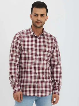 Men Checked Full Sleeve Cotton Shirt