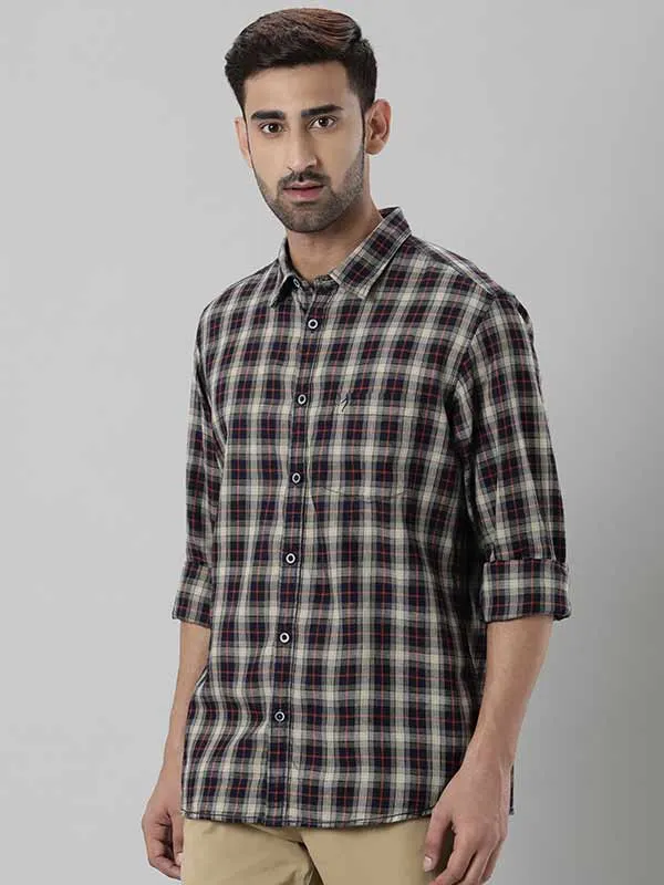 Men Checked Full Sleeve Cotton Shirt