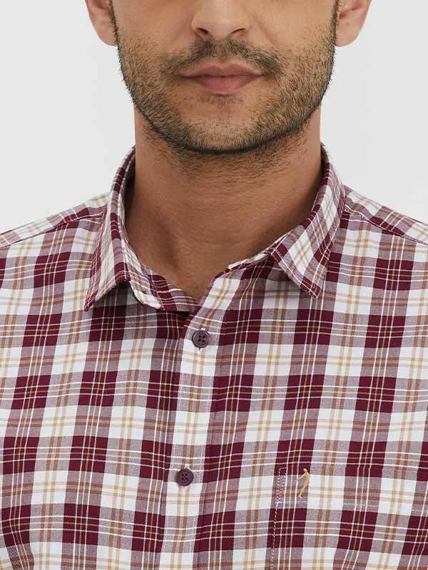 Men Checked Full Sleeve Cotton Shirt