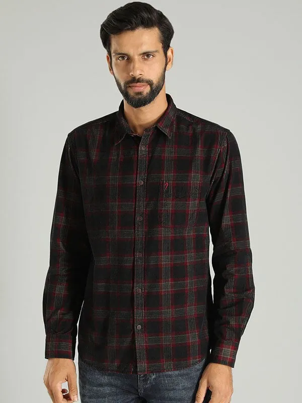 Men Checked Full Sleeve Cotton Shirt