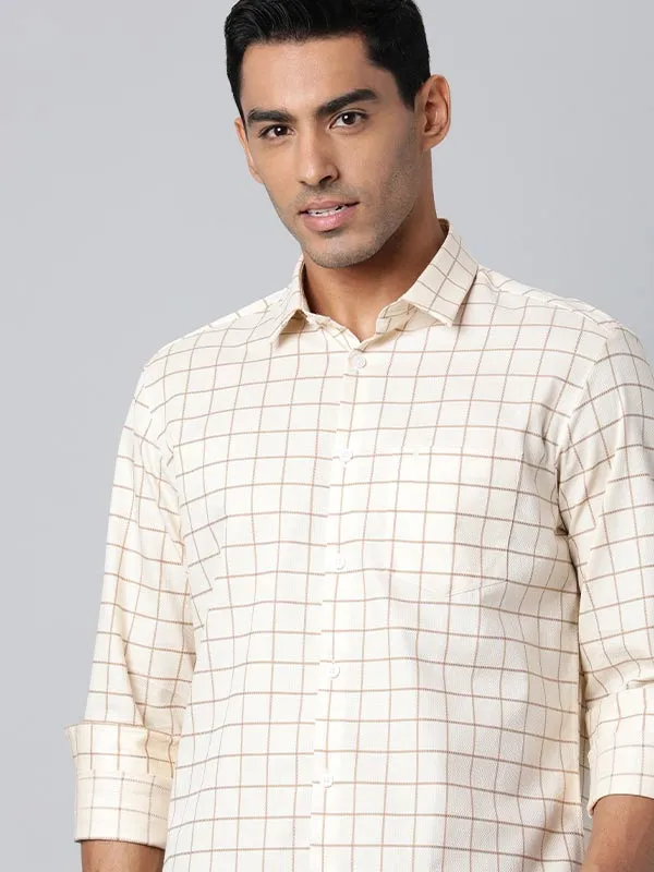 Men Checked Full Sleeve Cotton Shirt