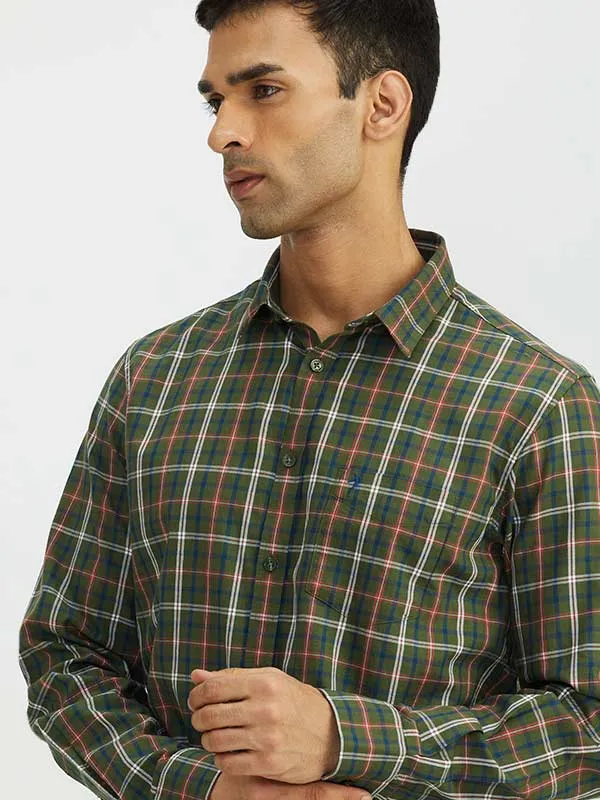 Men Checked Full Sleeve Cotton Shirt