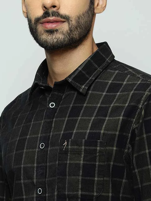 Men Checked Full Sleeve Cotton Shirt