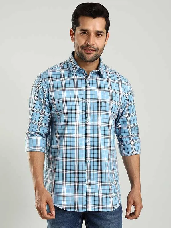 Men Checked Full Sleeve Cotton Shirt