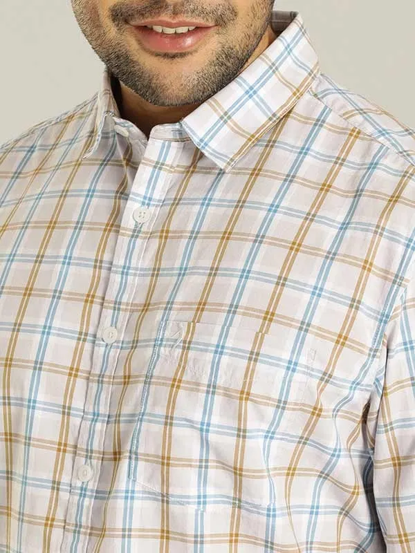 Men Checked Full Sleeve Cotton Shirt