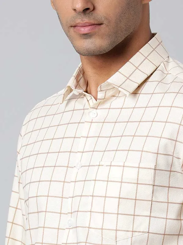 Men Checked Full Sleeve Cotton Shirt