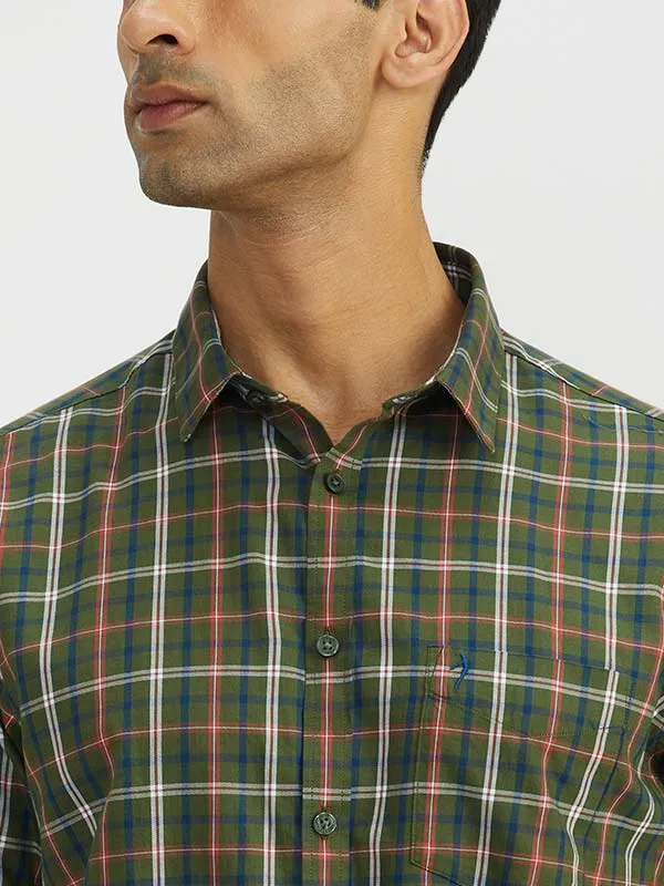 Men Checked Full Sleeve Cotton Shirt