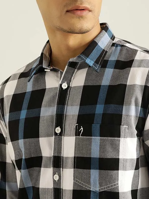 Men Checked Full Sleeve Cotton Shirt