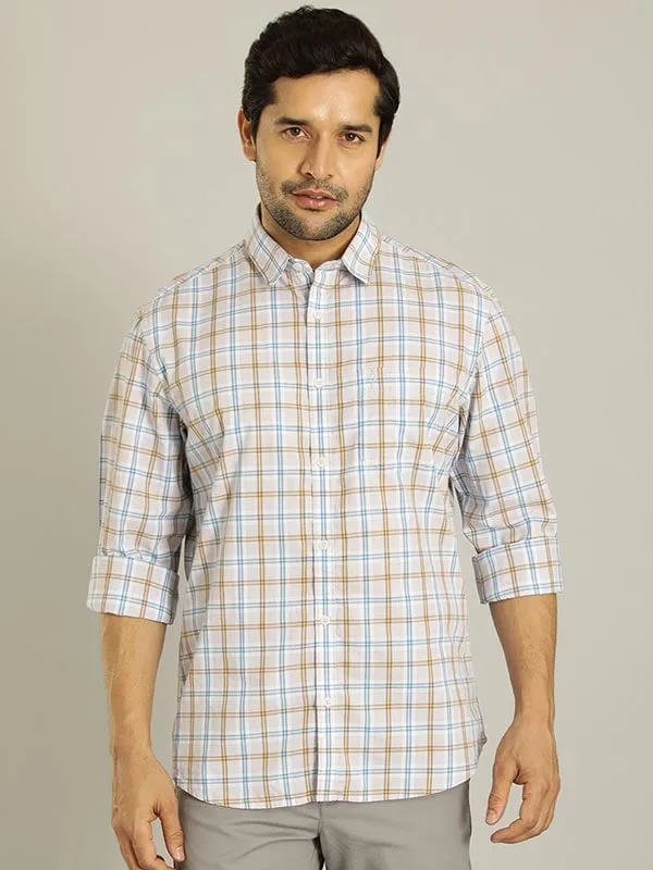 Men Checked Full Sleeve Cotton Shirt