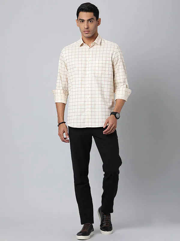 Men Checked Full Sleeve Cotton Shirt