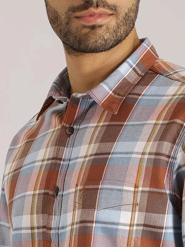 Men Checked Full Sleeve Cotton Shirt