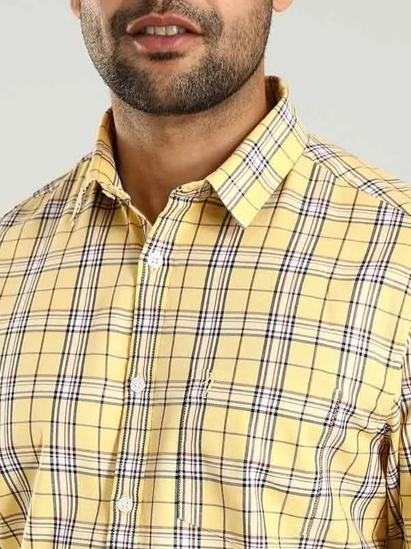 Men Checked Full Sleeve Cotton Shirt