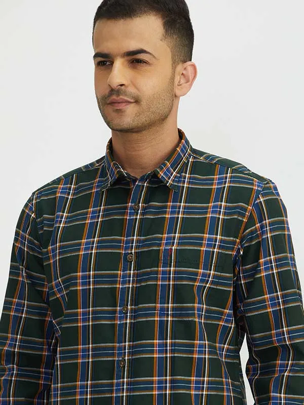 Men Checked Full Sleeve Cotton Shirt