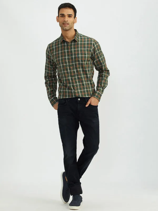 Men Checked Full Sleeve Cotton Shirt