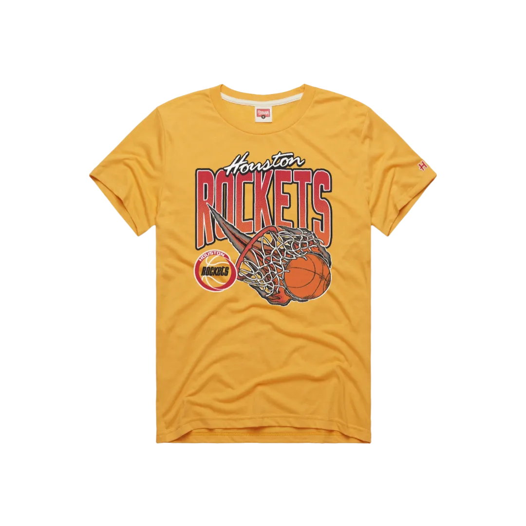 Men's Houston Rockets Homage HWC On Fire Retro T-Shirt