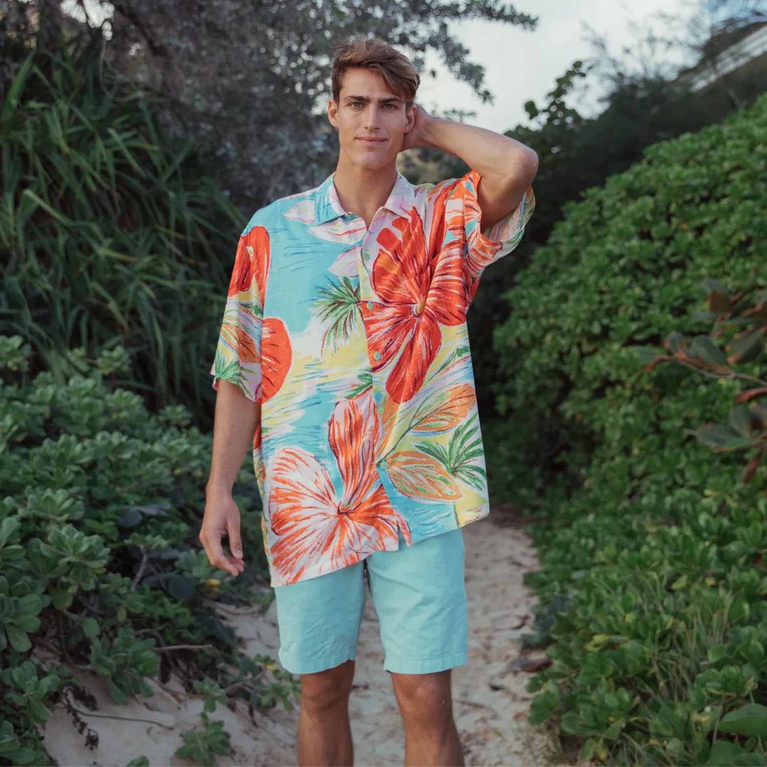 Men's Retro Shirt - Island Bisc