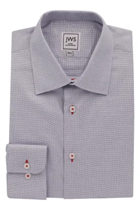 Navy Oval Design Dress Shirts