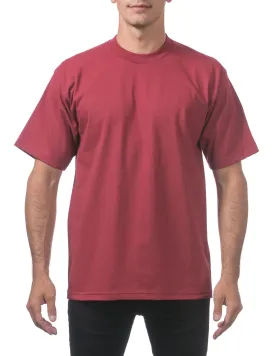 Pro Club Heavyweight S/S Burgundy T-Shirt