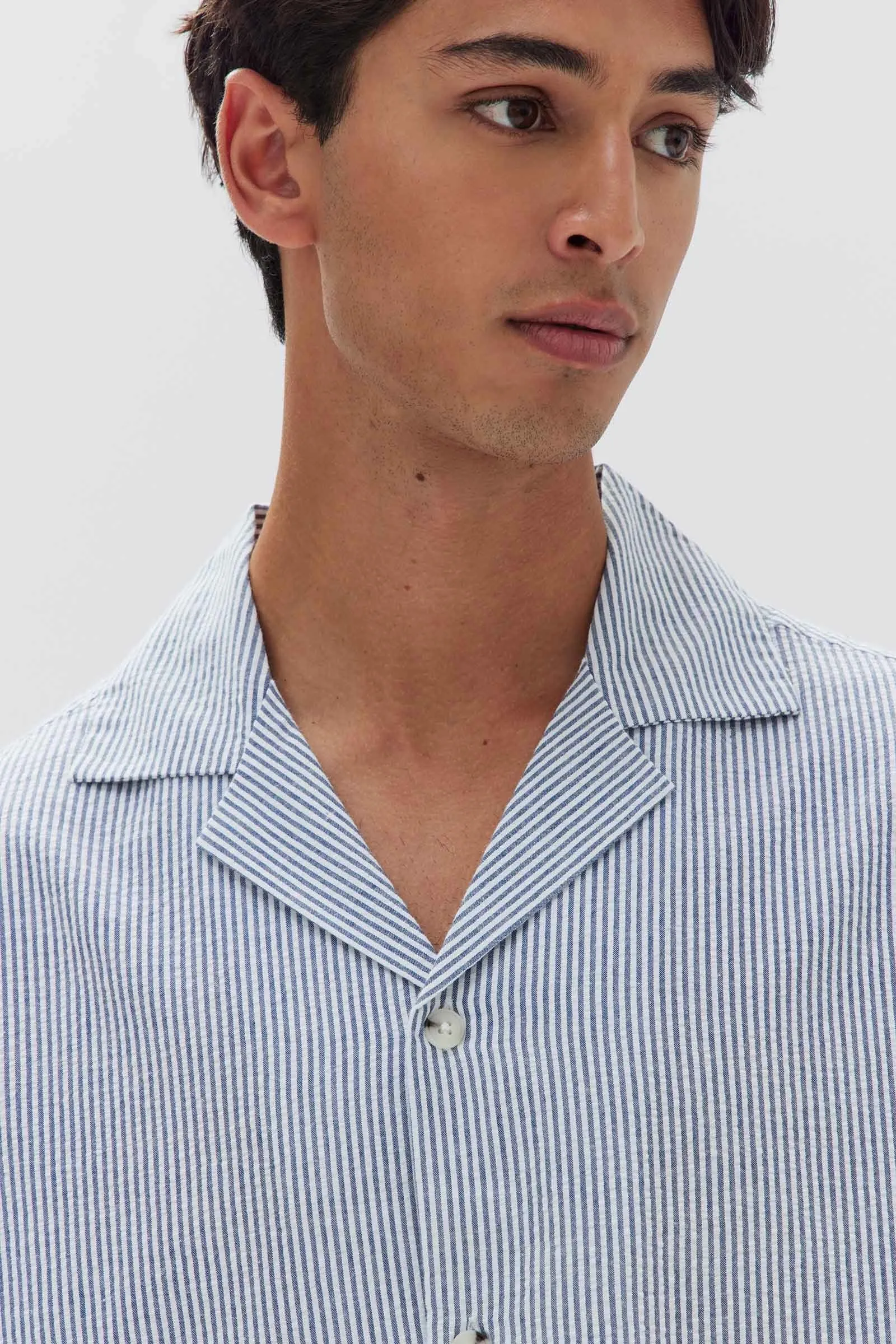 Seersucker Short Sleeve Shirt