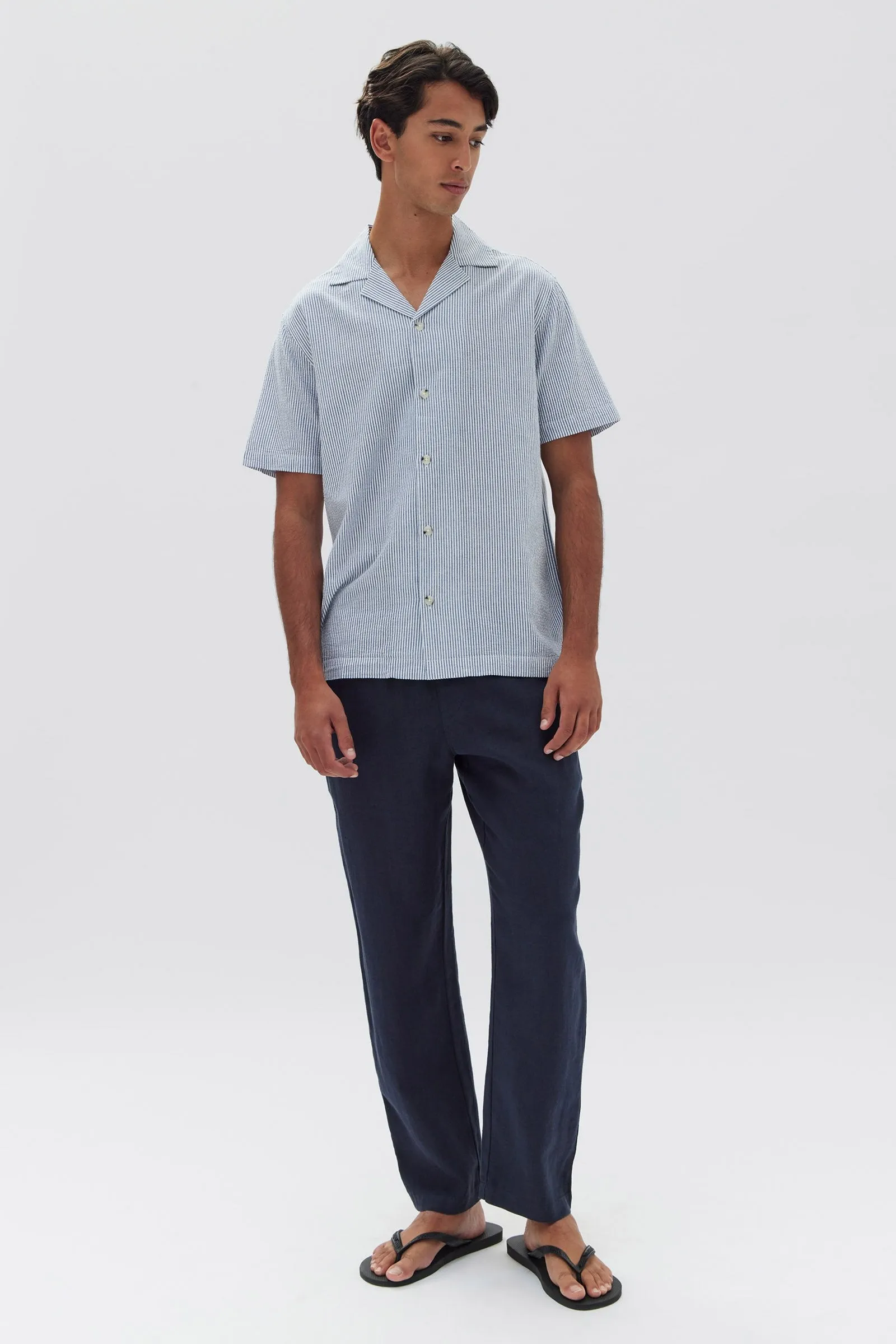 Seersucker Short Sleeve Shirt