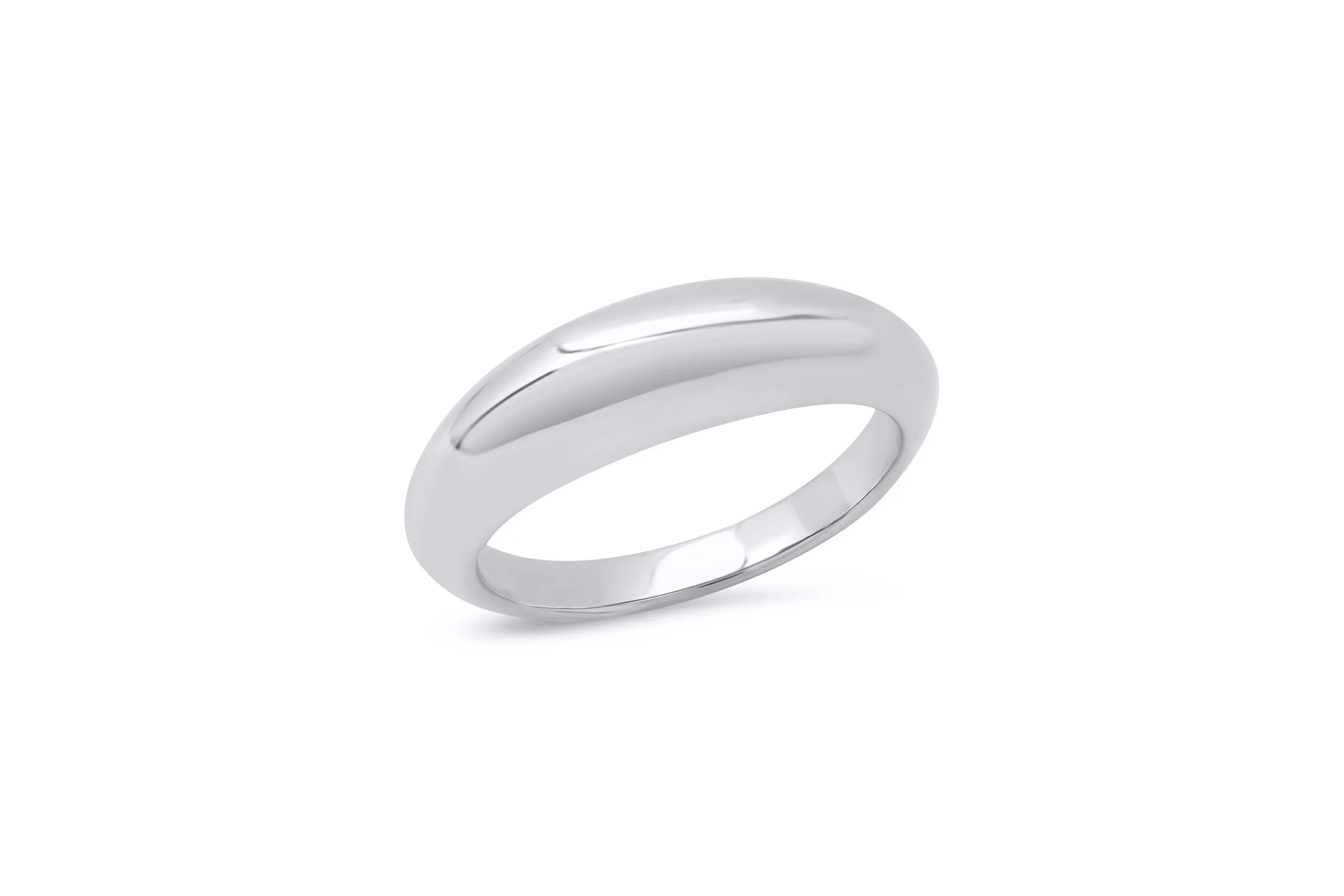 Small Solid Domed Ring