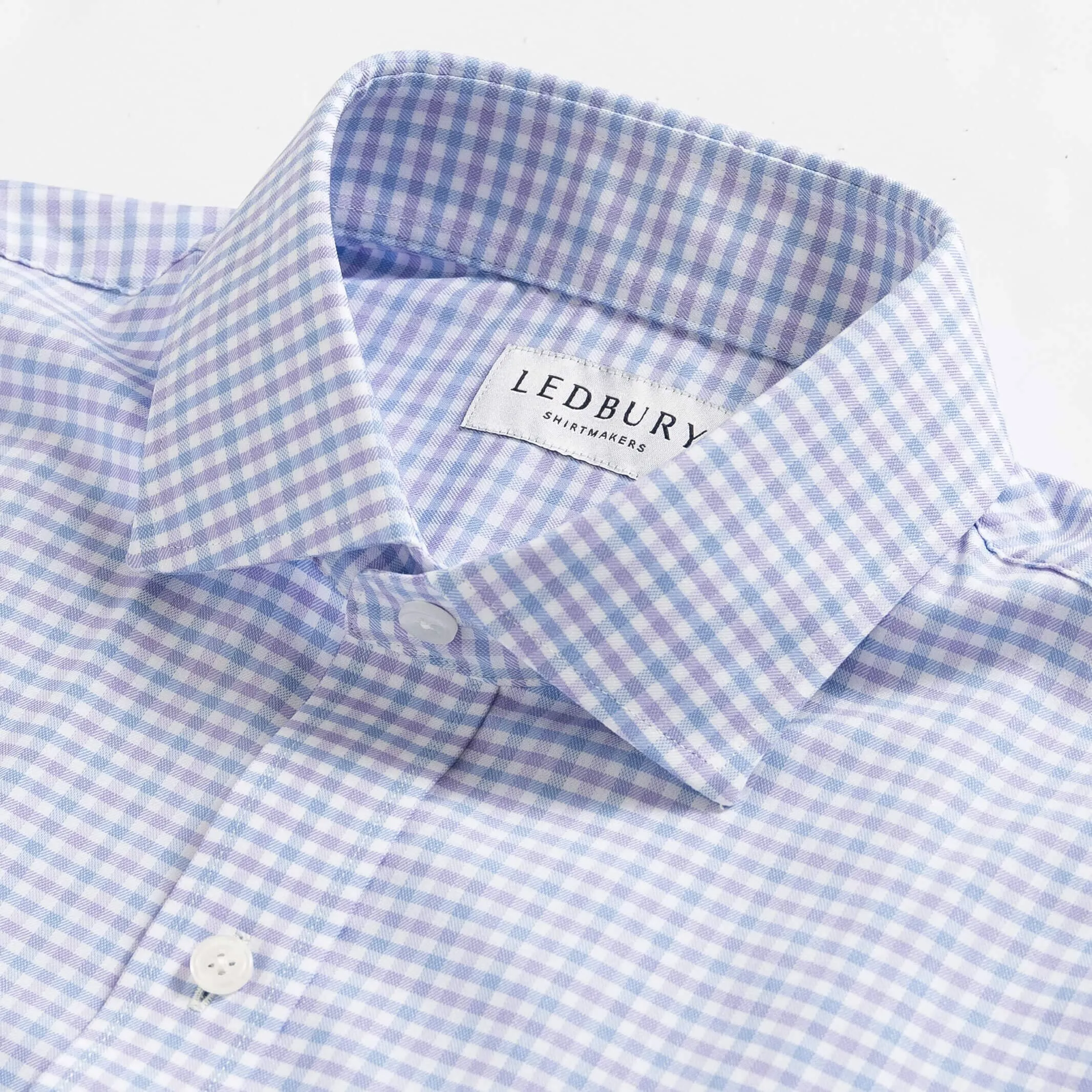 The Lavender Journey Flex Performance Tattersall Custom Shirt