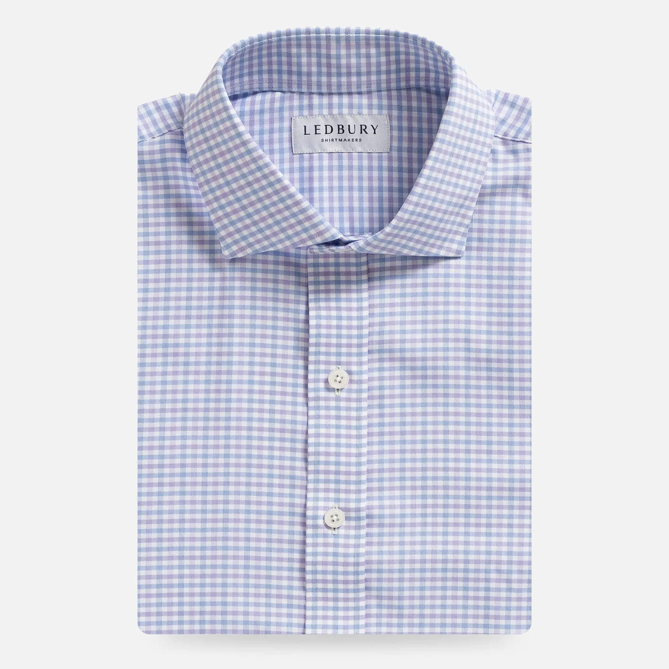 The Lavender Journey Flex Performance Tattersall Custom Shirt