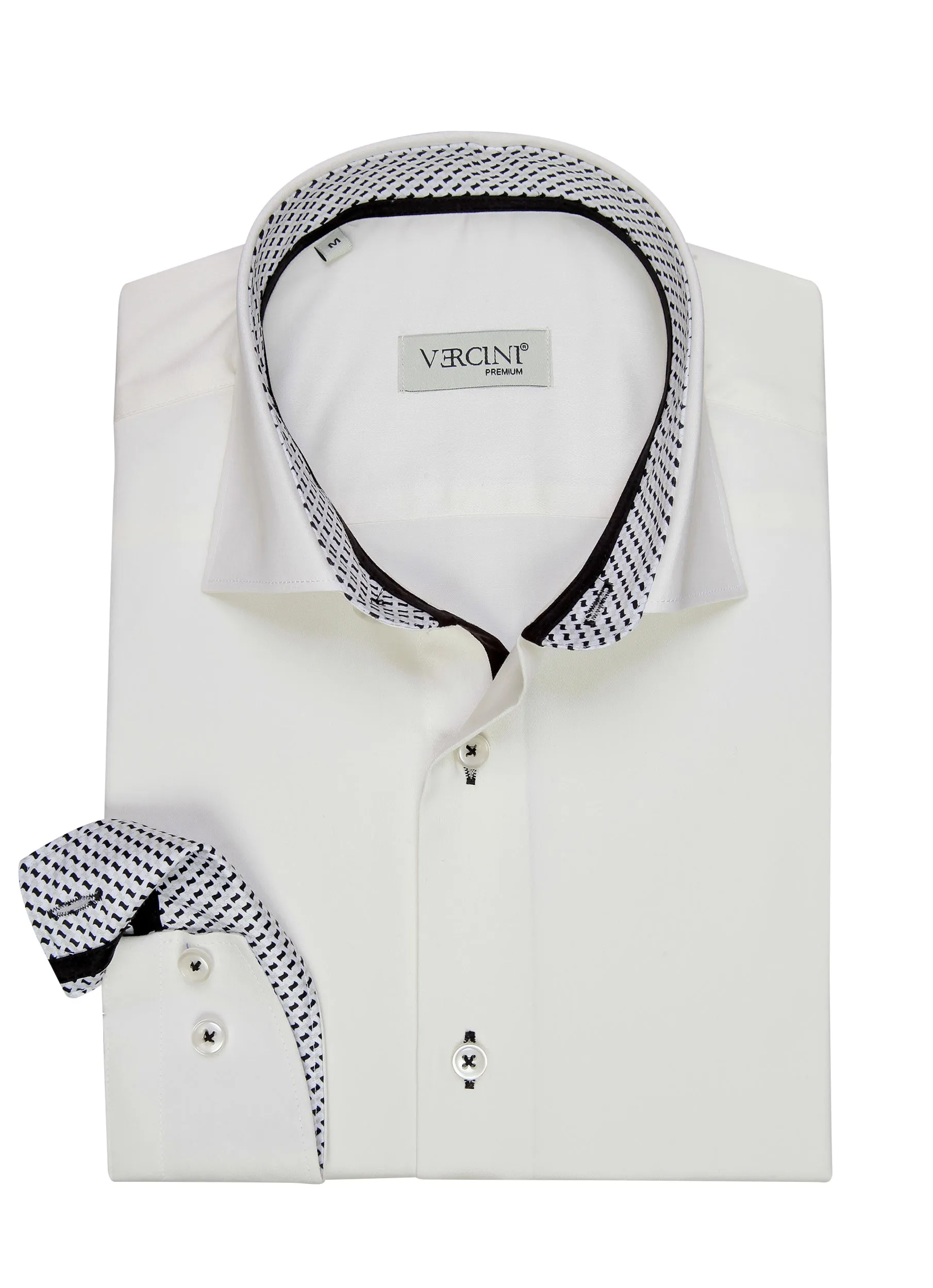 Vercini's White Casual Wonder Shirt