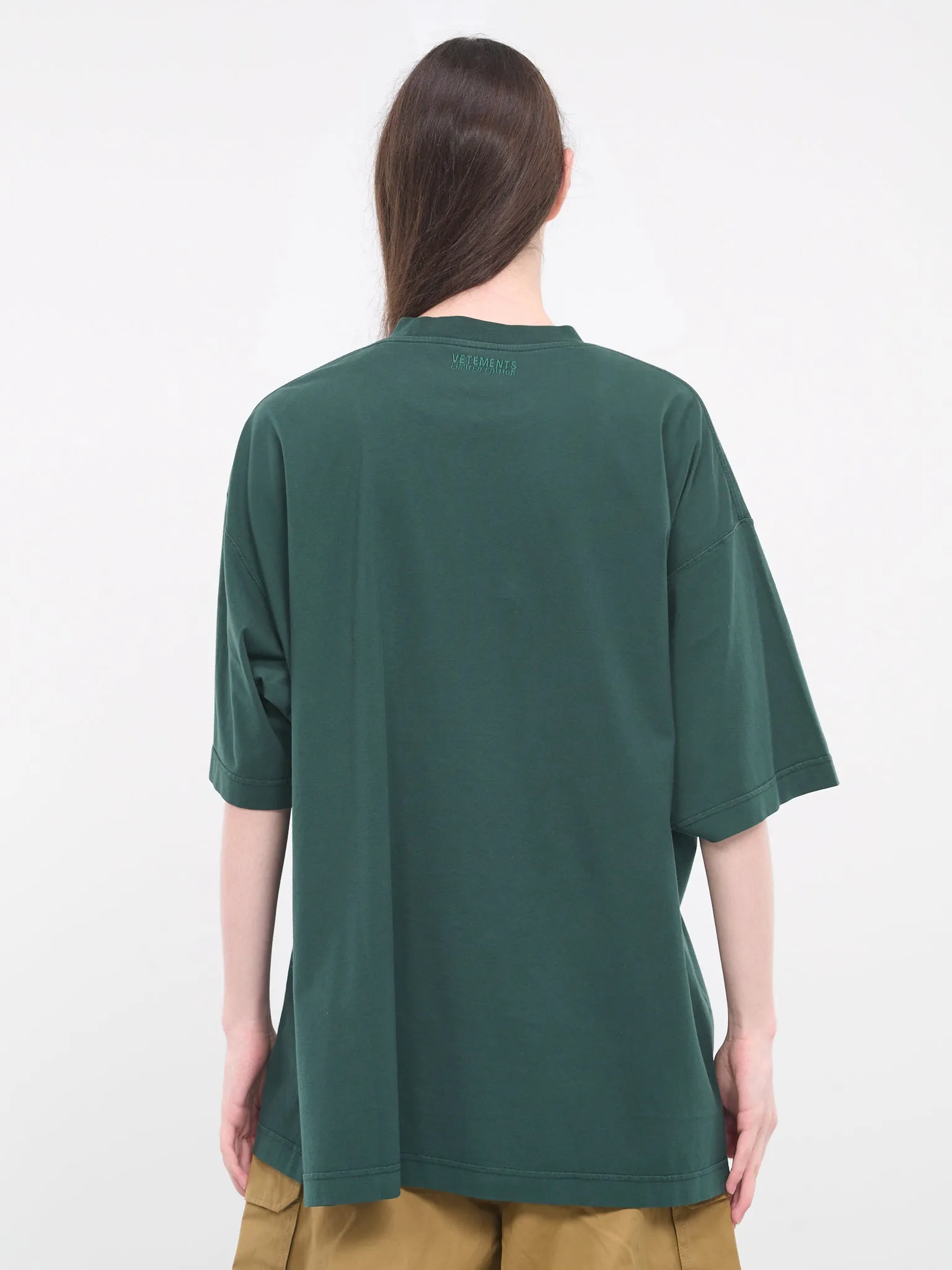 'Very Expensive' Oversized Tee (UE64TR180Z-GREEN)