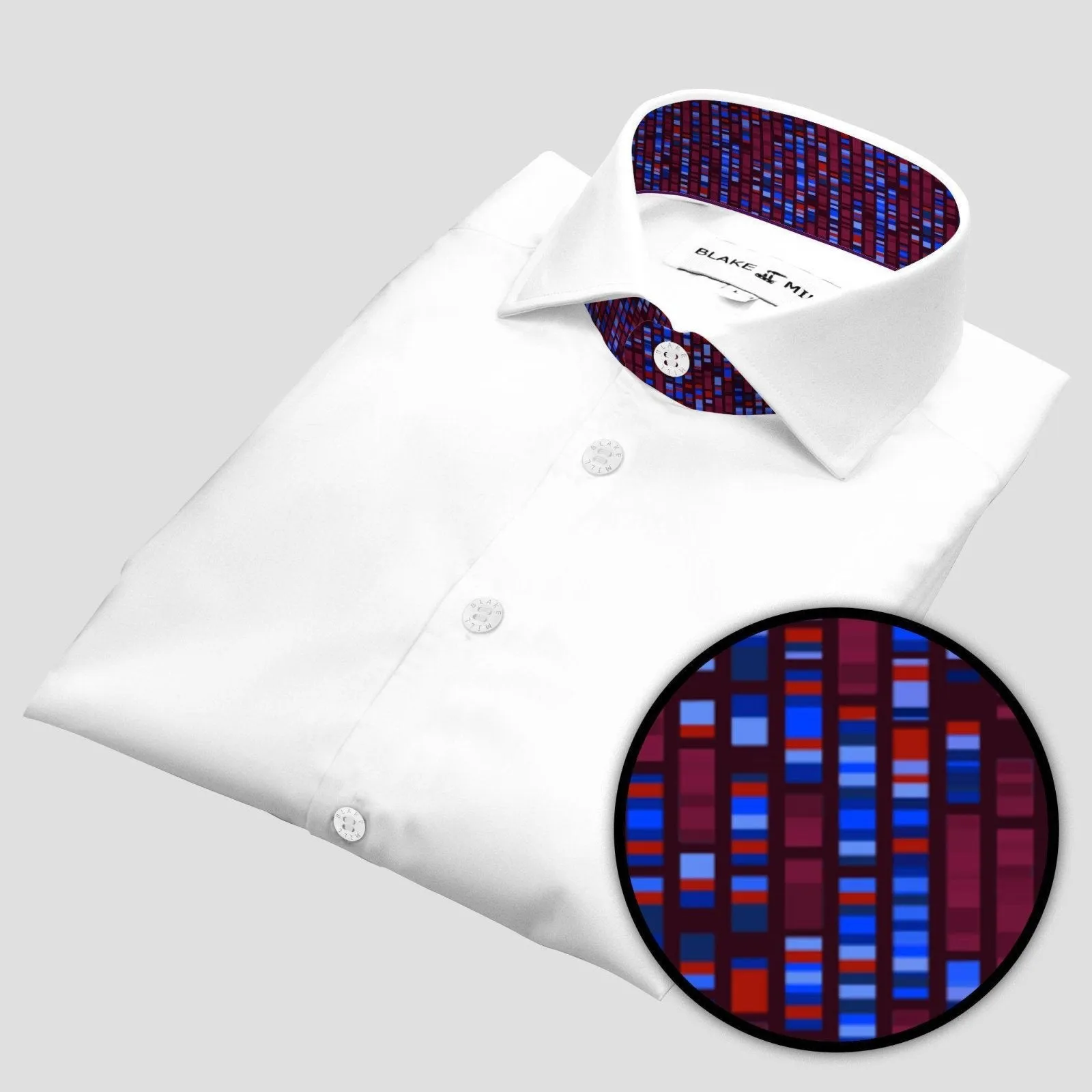 White with Human Genome Accents Shirt