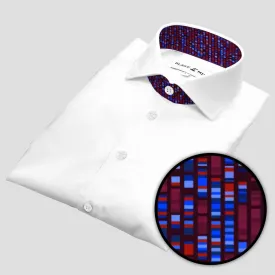 White with Human Genome Accents Shirt