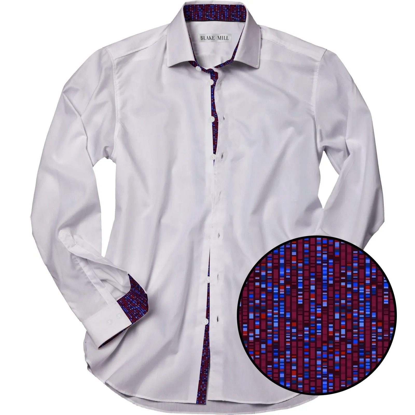 White with Human Genome Accents Shirt